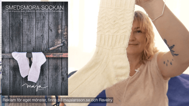 Maja Skapar Podcast 30 | Nytt stickmönster, Smedsmora-Sockan och min bästa stickning